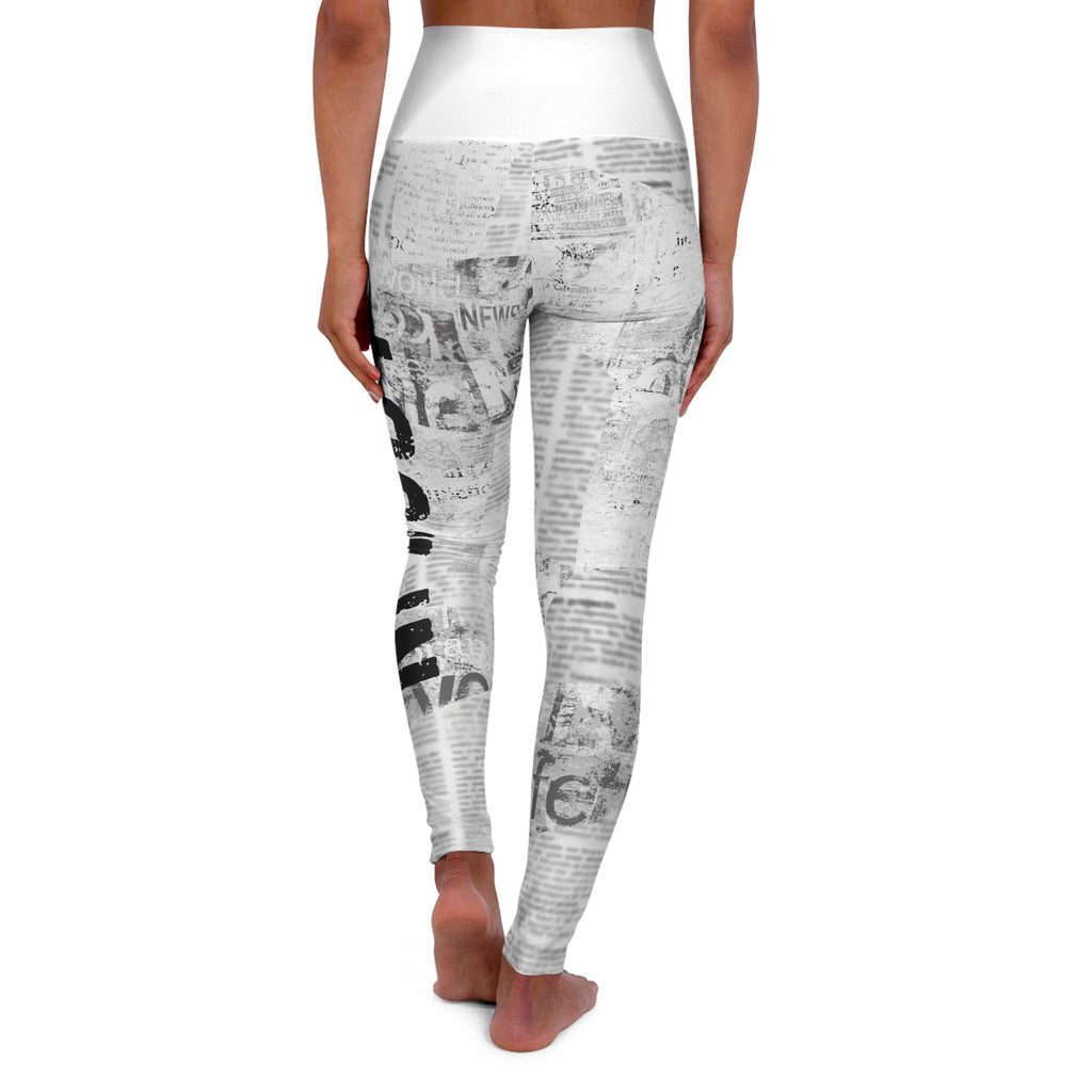 High Waisted Yoga Leggings (AOP)