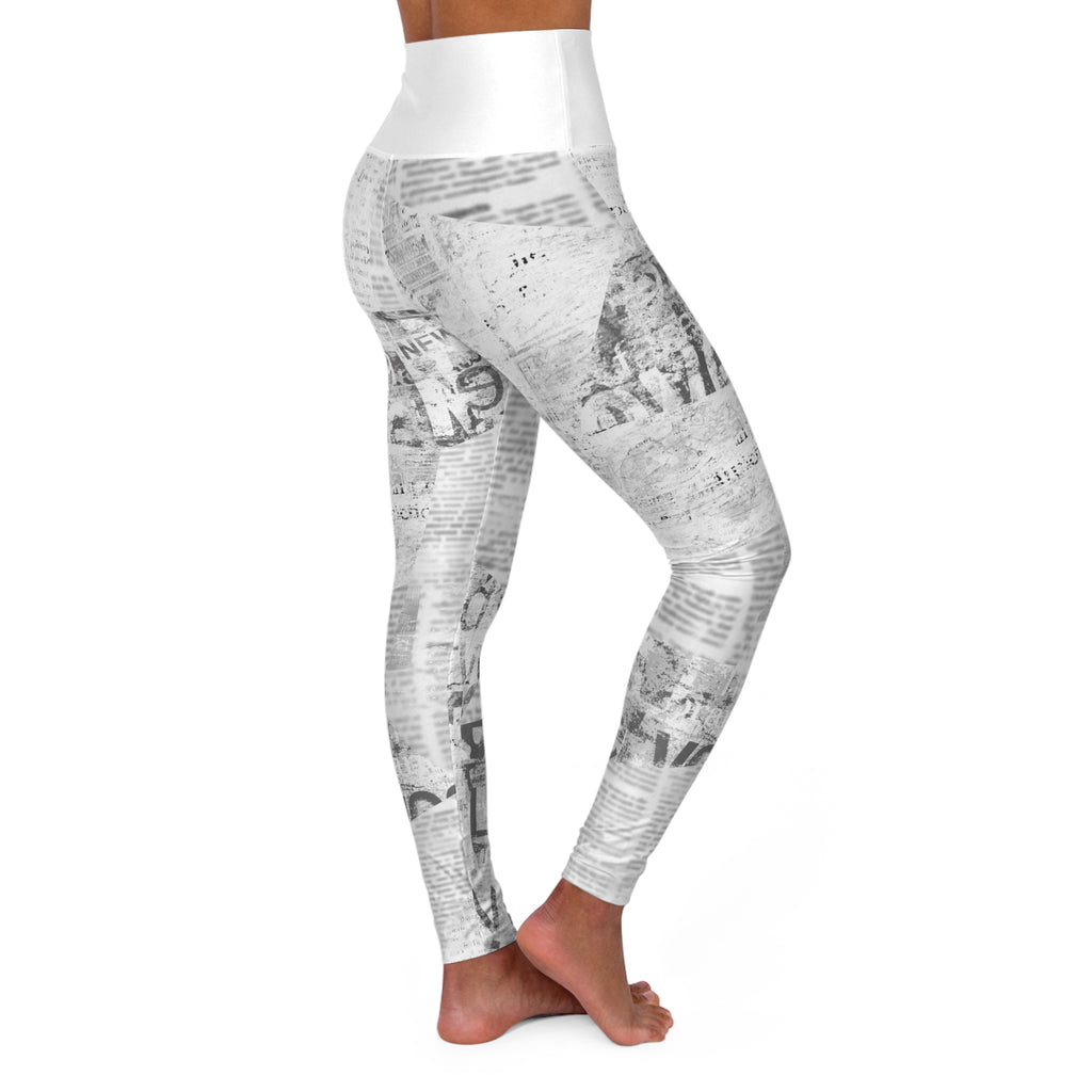 High Waisted Yoga Leggings (AOP)