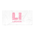 Pink 'Li Lockin' Beach Towel – Funny Hawaiian Vacation Pool & Ocean Towel