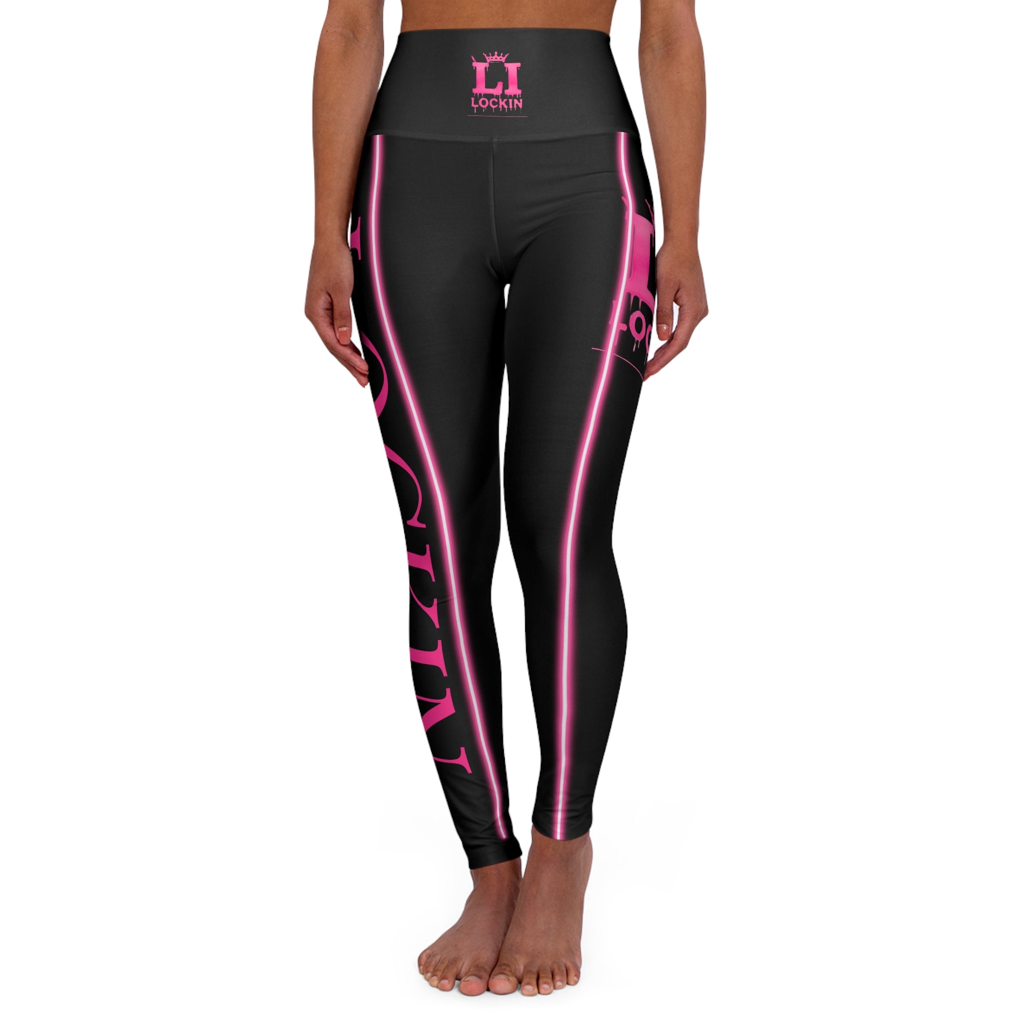 High Waisted Yoga Leggings (AOP)